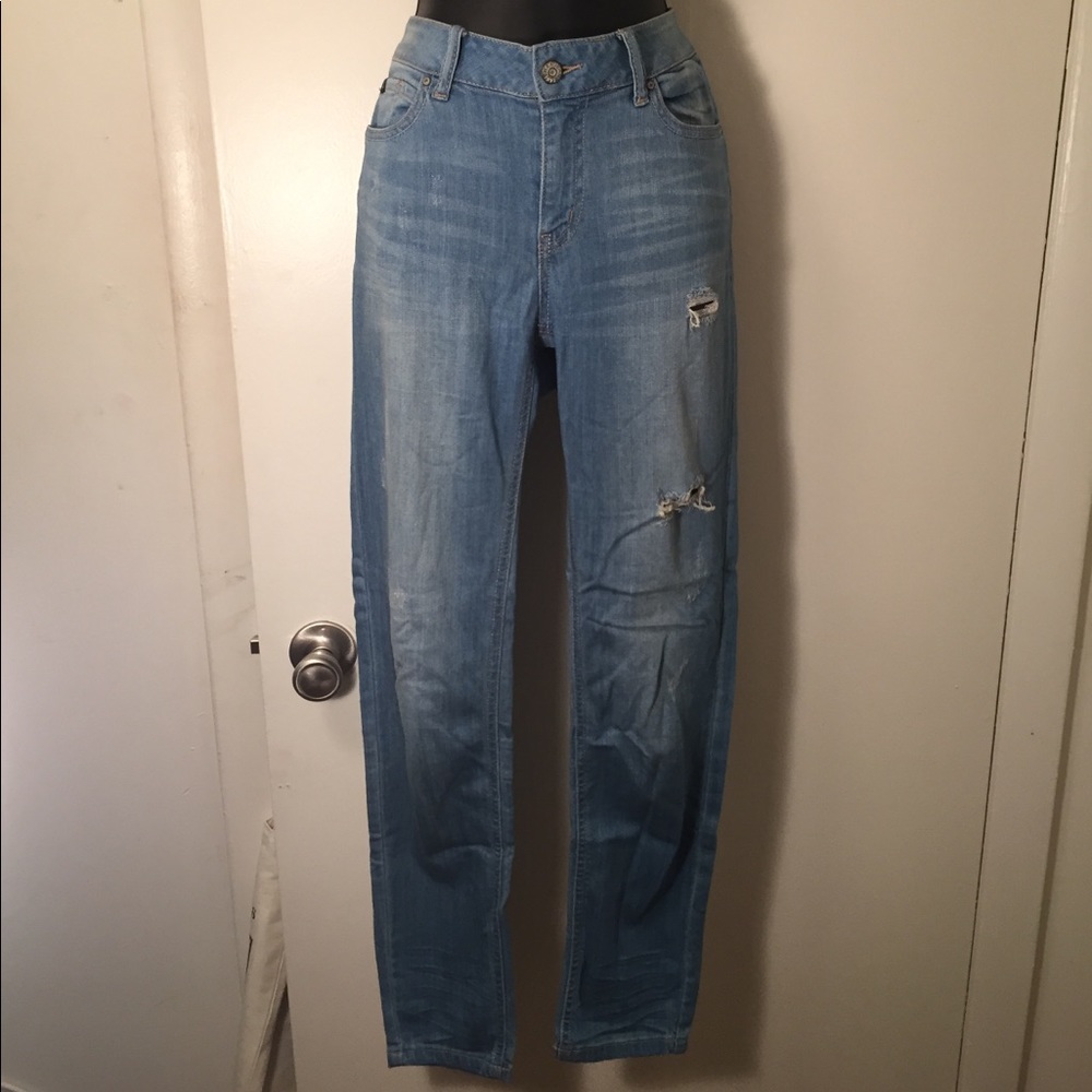 blue “mom” jeans | wax jeans